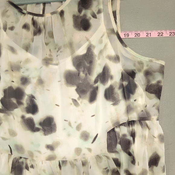 Simply Vera Vera Wang Sundress size XL Watercolor Floral - Picture 7 of 7